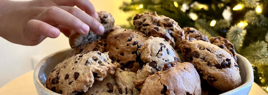 Cookies levain maison pépites de chocolat